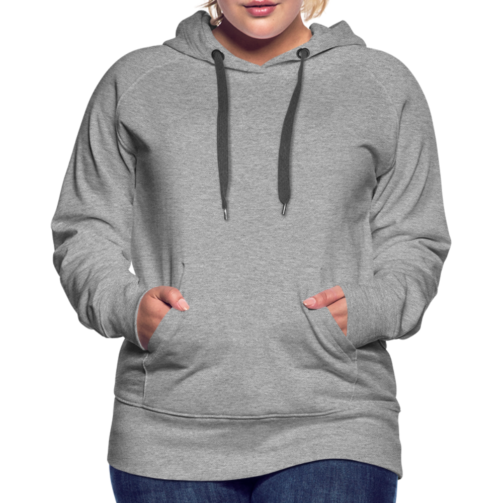 Frauen Premium Hoodie - LGBT Streifen - Grau meliert