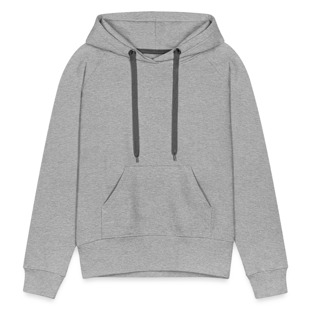 Frauen Premium Hoodie - LGBT Streifen - Grau meliert