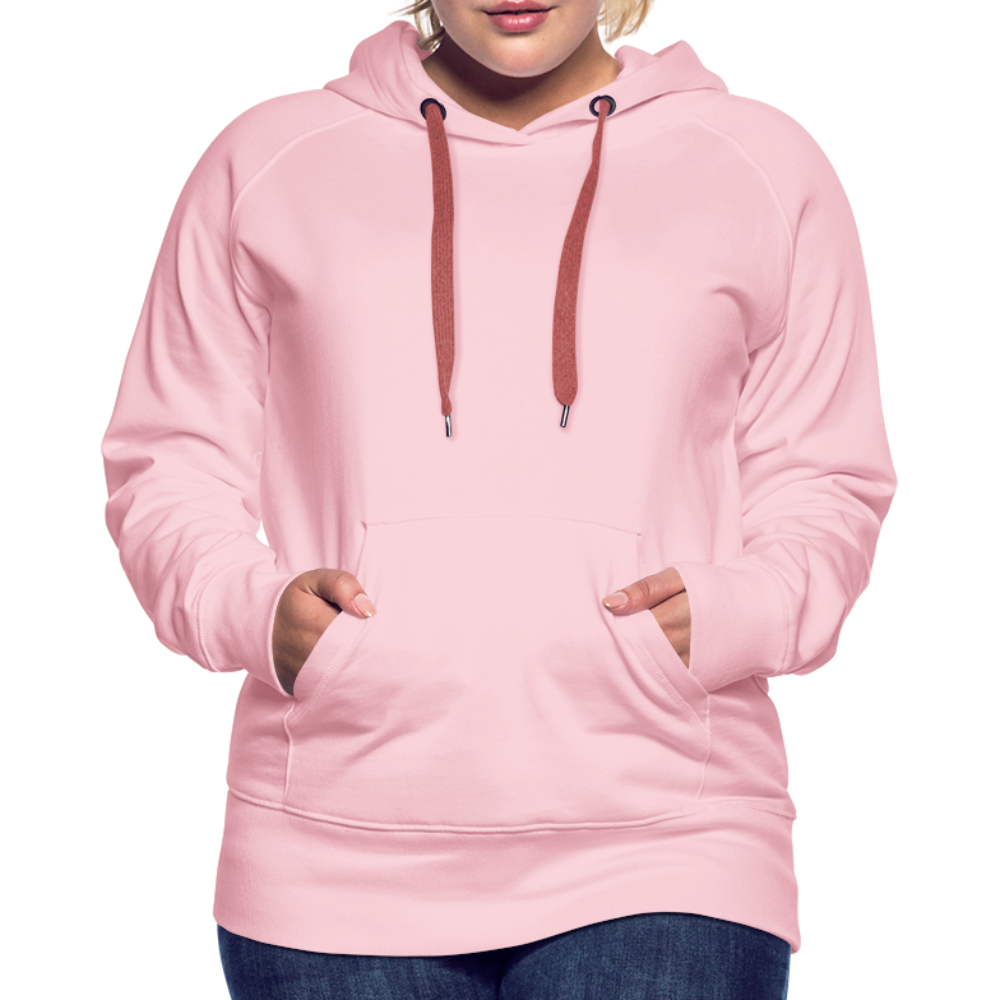 Frauen Premium Hoodie - LGBT Streifen - Kristallrosa