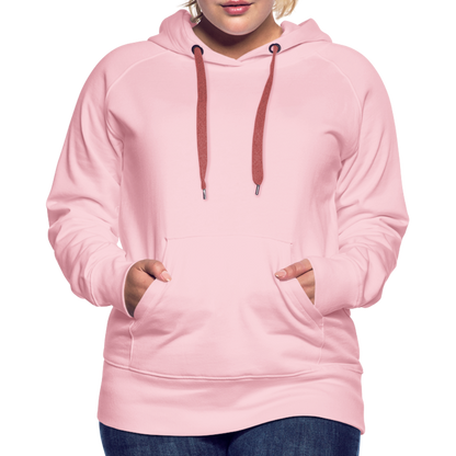 Frauen Premium Hoodie - LGBT Streifen - Kristallrosa