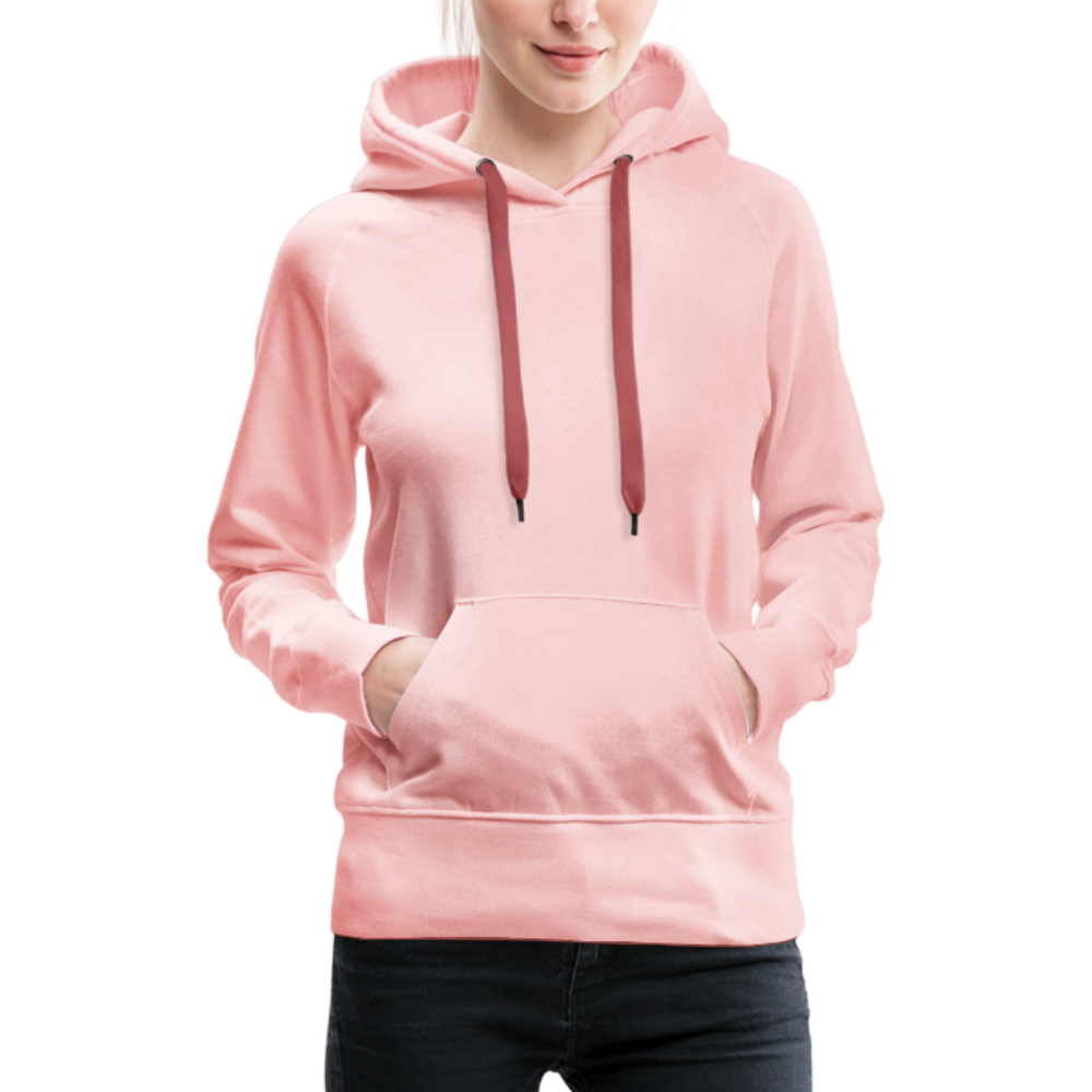 Frauen Premium Hoodie - LGBT Streifen - Kristallrosa