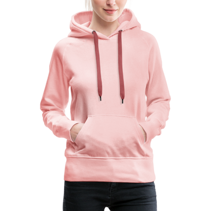 Frauen Premium Hoodie - LGBT Streifen - Kristallrosa