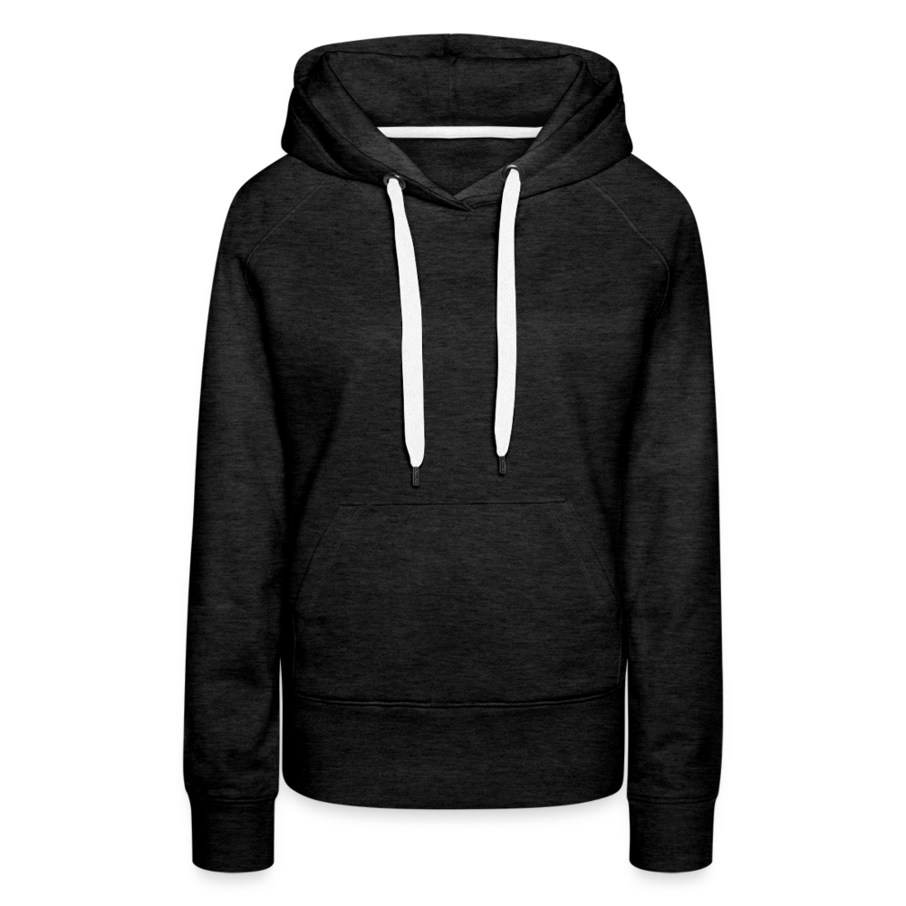 Frauen Premium Hoodie - LGBT Streifen - Anthrazit