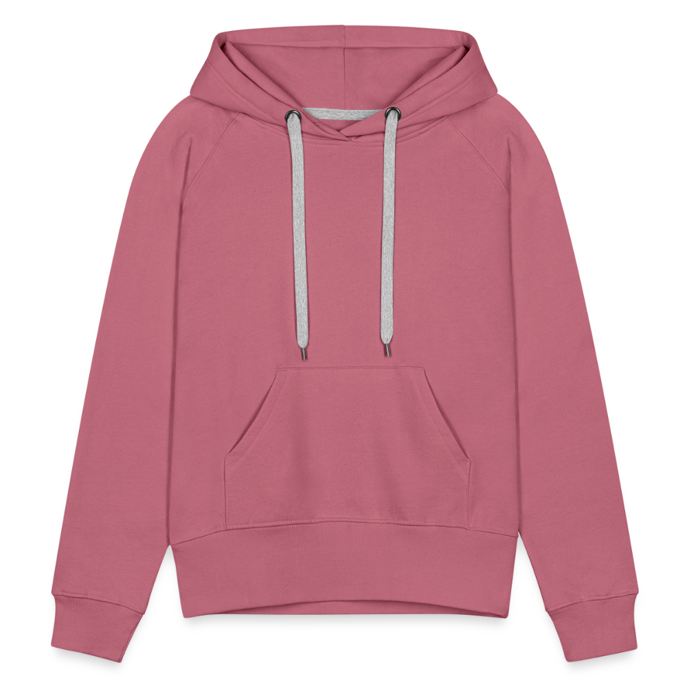 Frauen Premium Hoodie - LGBT Streifen - Malve