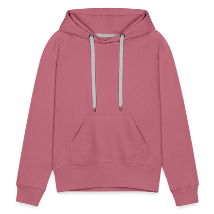 Frauen Premium Hoodie - LGBT Streifen - Malve