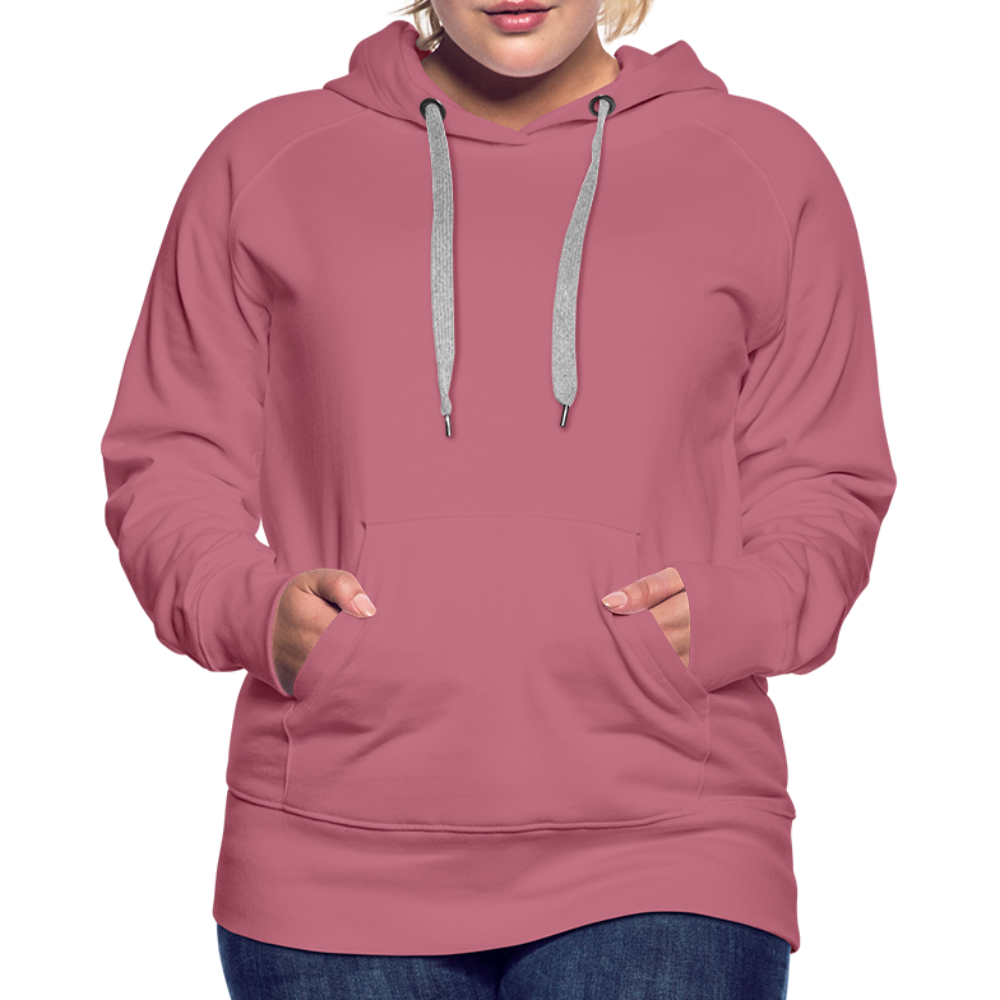 Frauen Premium Hoodie - LGBT Streifen - Malve