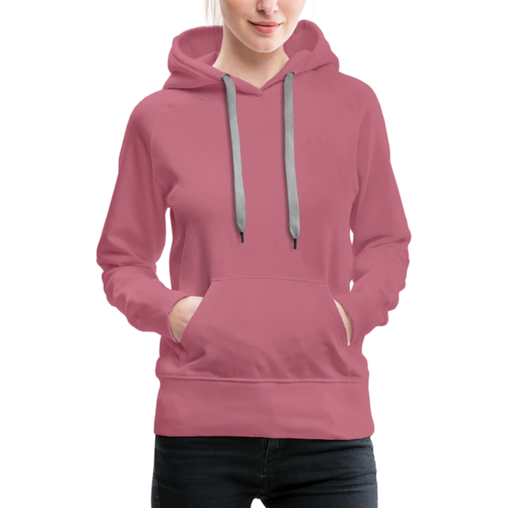 Frauen Premium Hoodie - LGBT Streifen - Malve