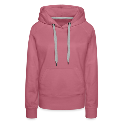 Frauen Premium Hoodie - LGBT Streifen - Malve