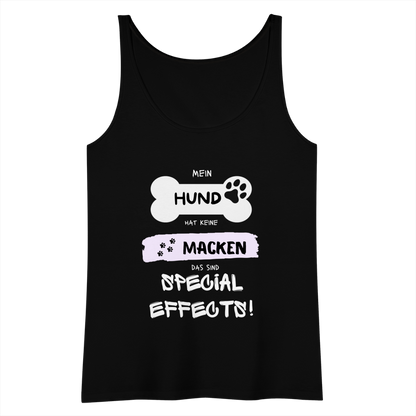 Frauen Premium Tank Top - Hund Macken - Schwarz