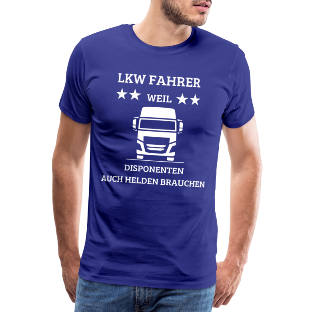 Männer Premium T-Shirt - LKW Dispo Spruch - Königsblau