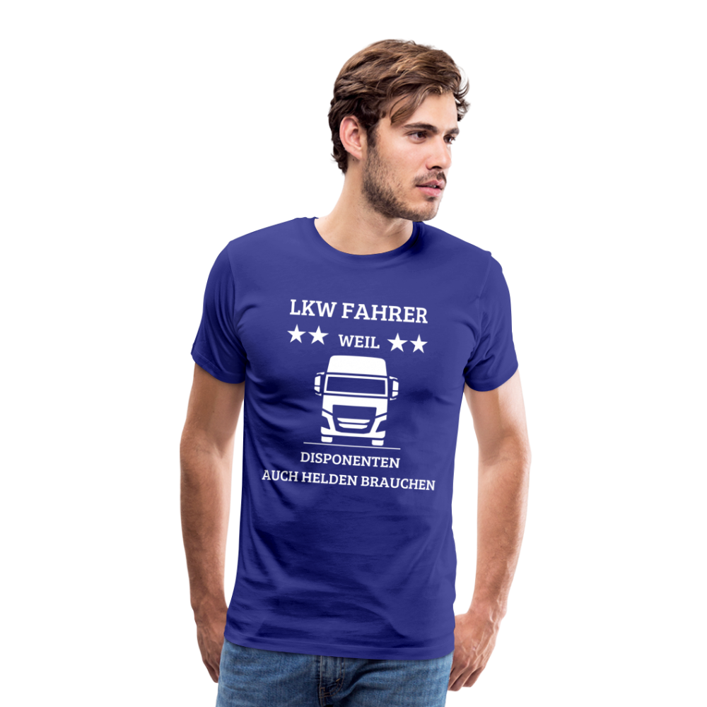 Männer Premium T-Shirt - LKW Dispo Spruch - Königsblau