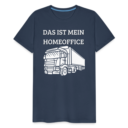 Männer Premium T-Shirt - LKW Homeoffice - Navy