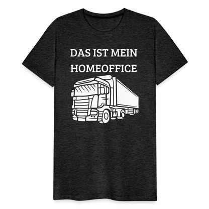 Männer Premium T-Shirt - LKW Homeoffice - Anthrazit