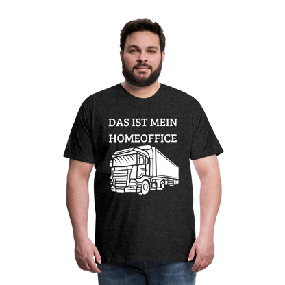 Männer Premium T-Shirt - LKW Homeoffice - Anthrazit