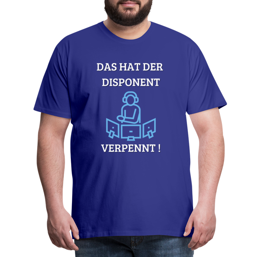 Männer Premium T-Shirt - LKW Dispo - Königsblau