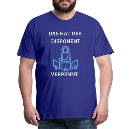 Männer Premium T-Shirt - LKW Dispo - Königsblau