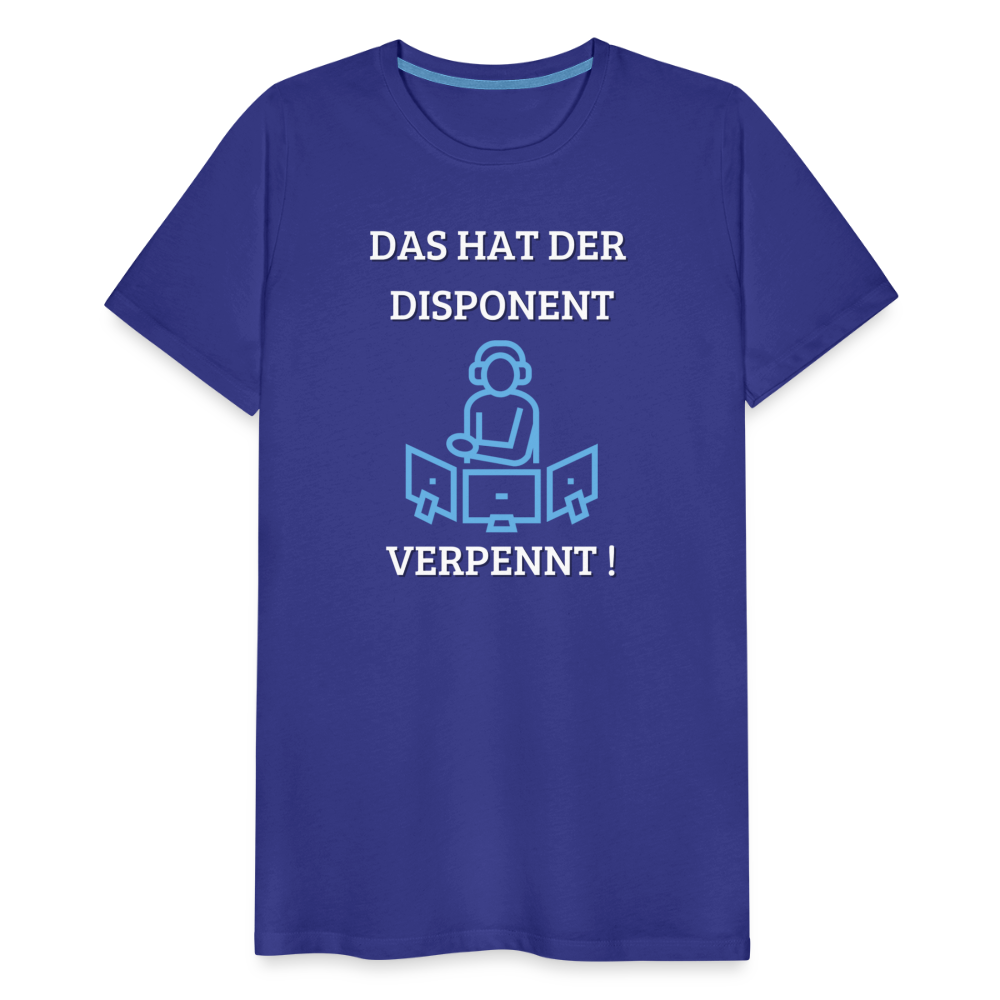 Männer Premium T-Shirt - LKW Dispo - Königsblau