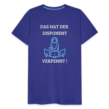 Männer Premium T-Shirt - LKW Dispo - Königsblau