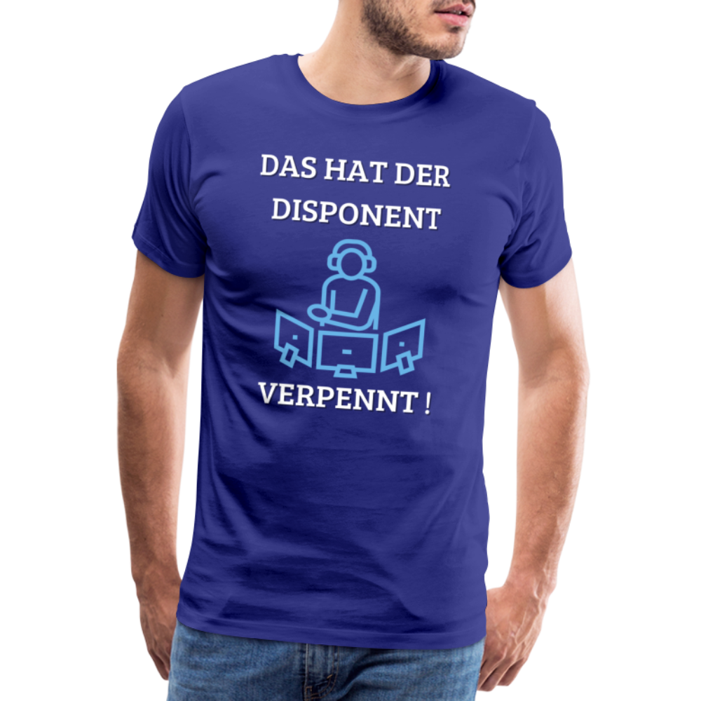 Männer Premium T-Shirt - LKW Dispo - Königsblau