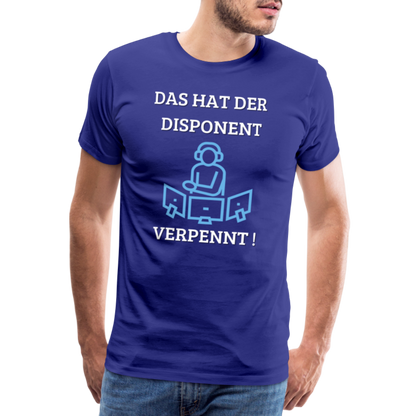 Männer Premium T-Shirt - LKW Dispo - Königsblau