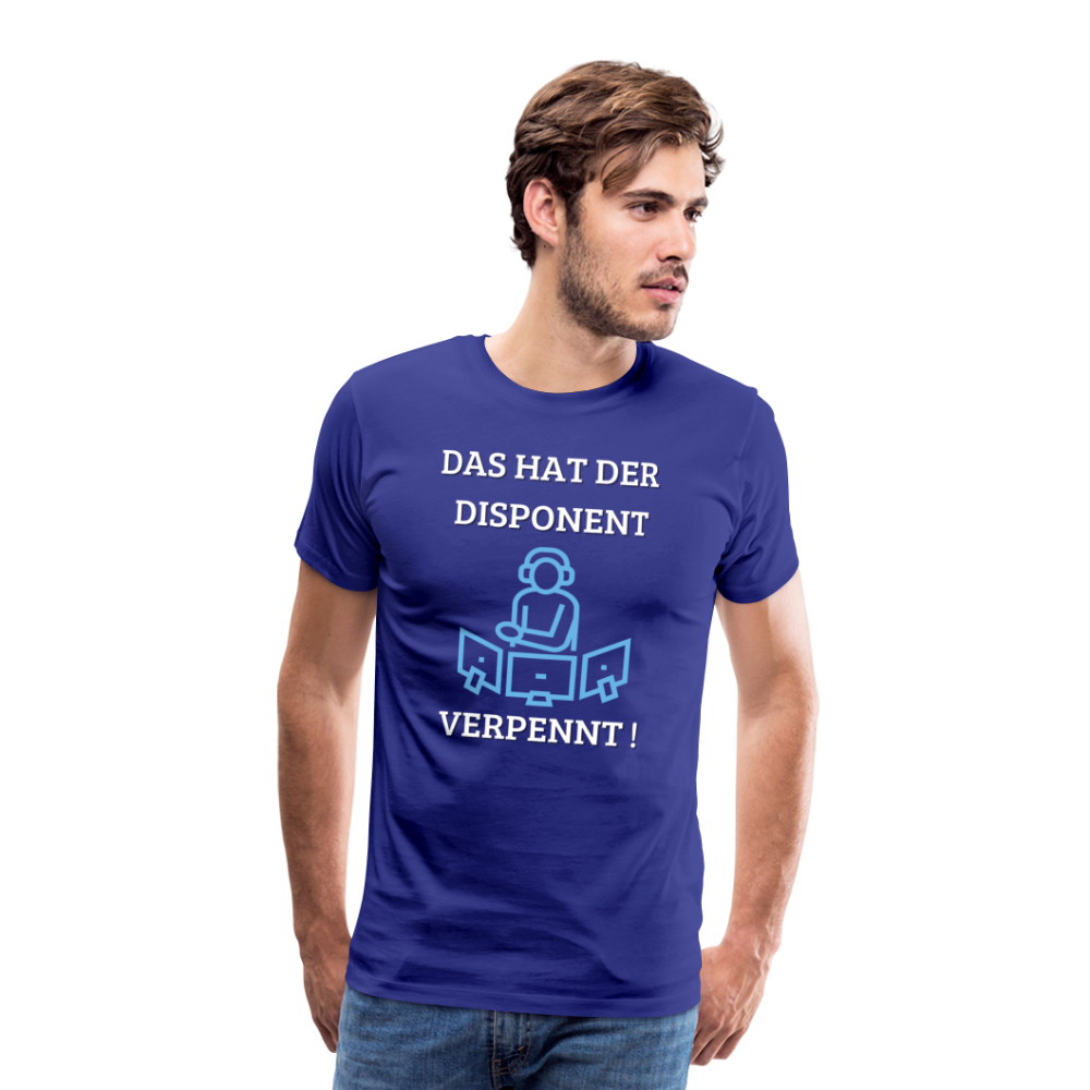 Männer Premium T-Shirt - LKW Dispo - Königsblau