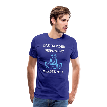 Männer Premium T-Shirt - LKW Dispo - Königsblau