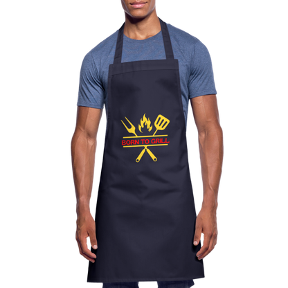 Kochschürze Born to Grill - Navy