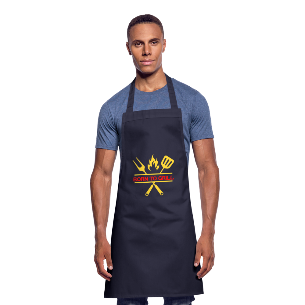 Kochschürze Born to Grill - Navy