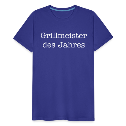 Männer Premium T-Shirt Grillmeister des Jahres - Königsblau