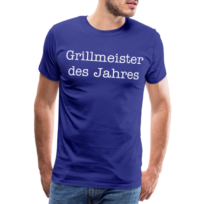 Männer Premium T-Shirt Grillmeister des Jahres - Königsblau