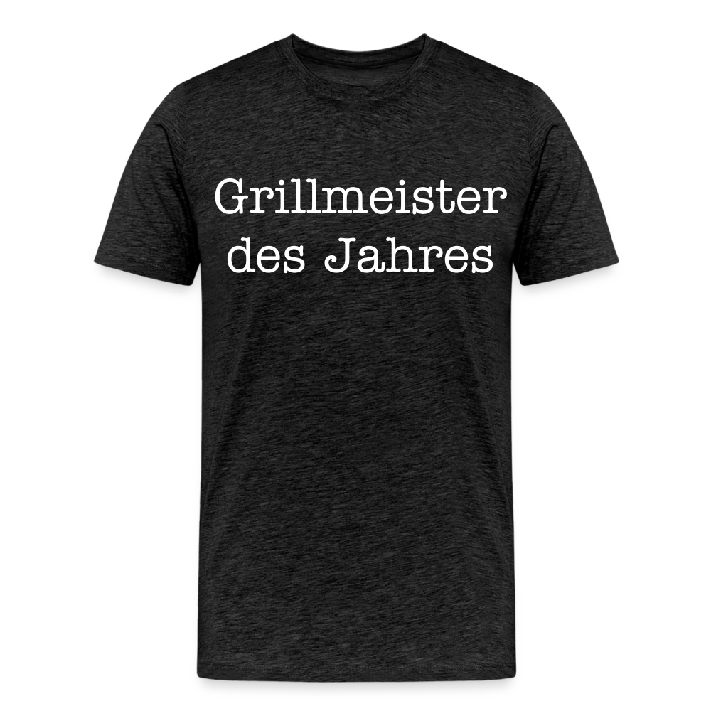 Männer Premium T-Shirt Grillmeister des Jahres - Anthrazit