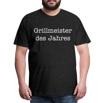 Männer Premium T-Shirt Grillmeister des Jahres - Anthrazit