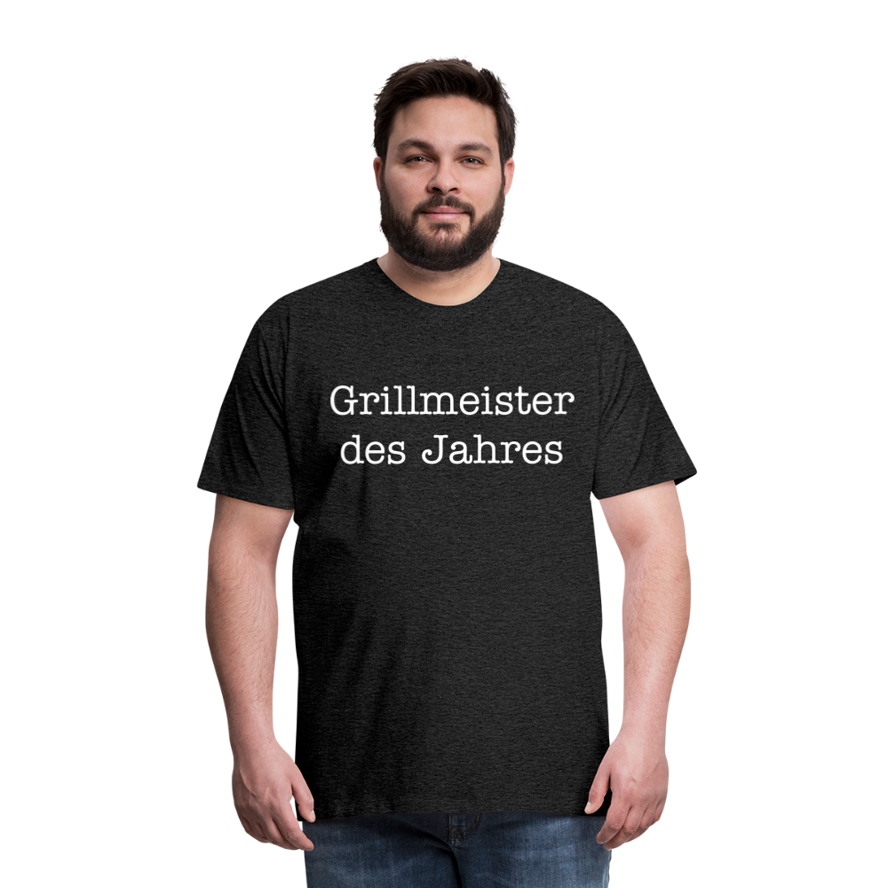 Männer Premium T-Shirt Grillmeister des Jahres - Anthrazit