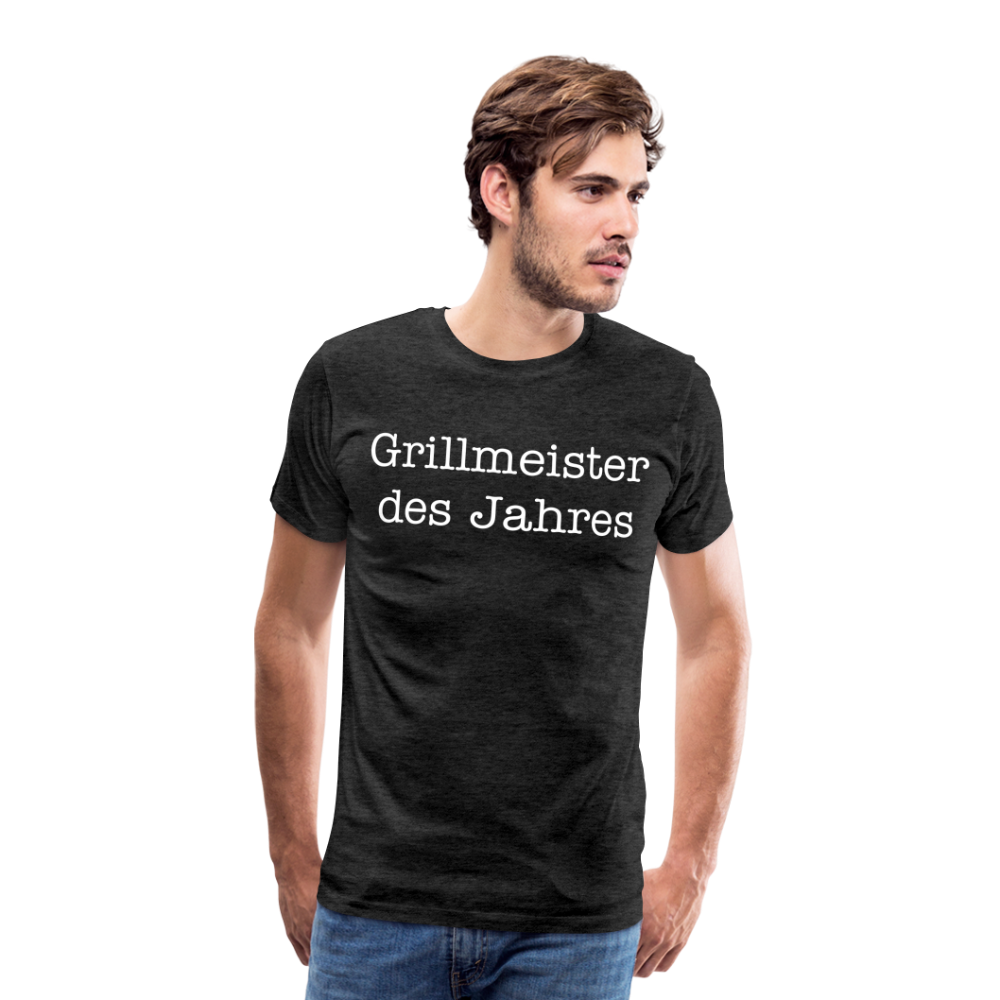 Männer Premium T-Shirt Grillmeister des Jahres - Anthrazit