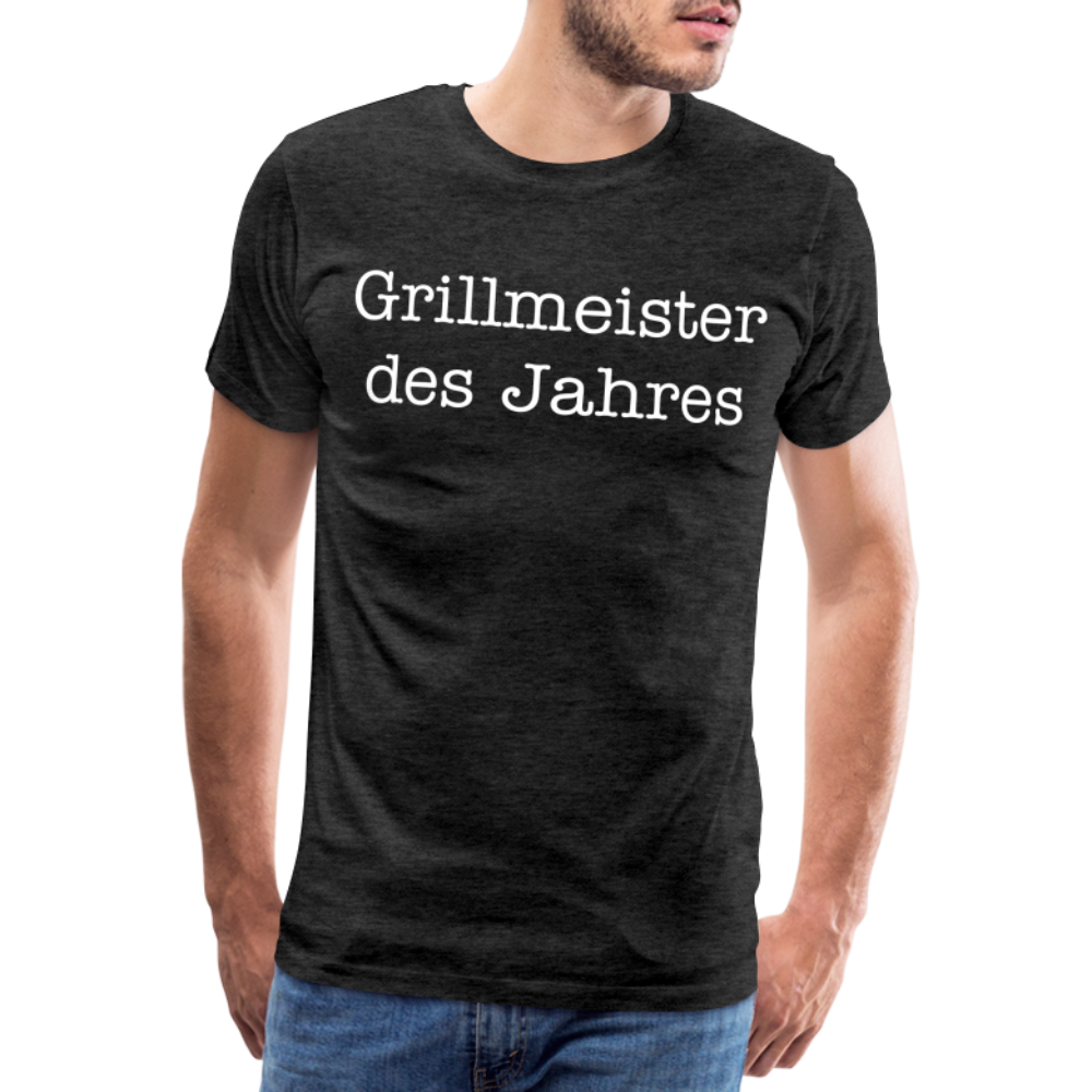 Männer Premium T-Shirt Grillmeister des Jahres - Anthrazit