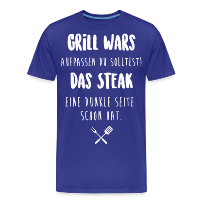 Männer Premium T-Shirt Grill WARS - Königsblau