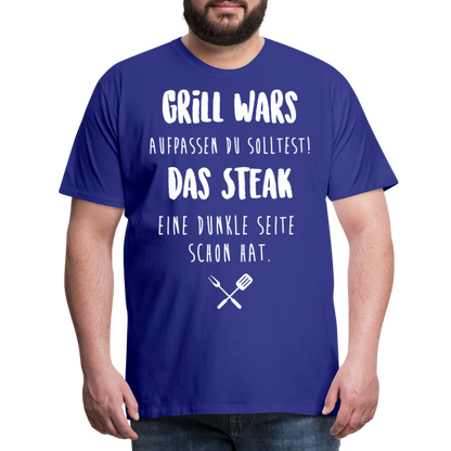 Männer Premium T-Shirt Grill WARS - Königsblau