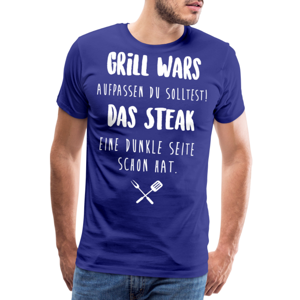 Männer Premium T-Shirt Grill WARS - Königsblau