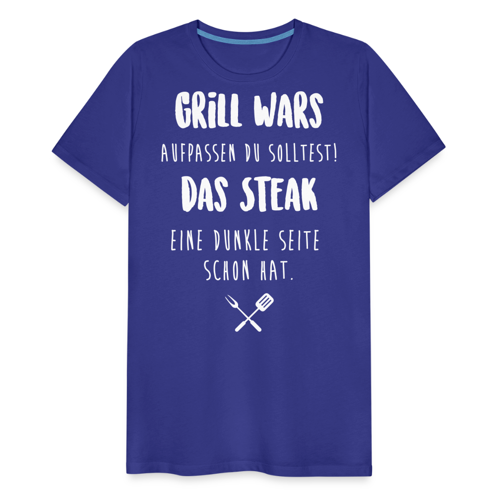 Männer Premium T-Shirt Grill WARS - Königsblau