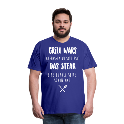 Männer Premium T-Shirt Grill WARS - Königsblau