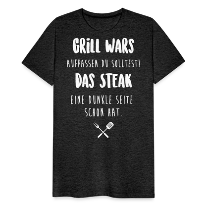 Männer Premium T-Shirt Grill WARS - Anthrazit