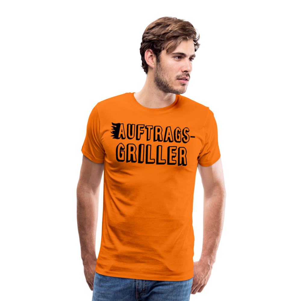 Männer Premium T-Shirt - Auftragsgriller - Orange