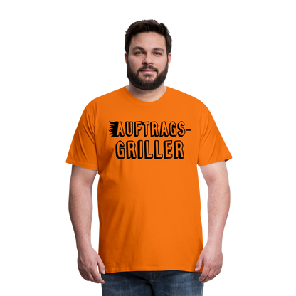 Männer Premium T-Shirt - Auftragsgriller - Orange