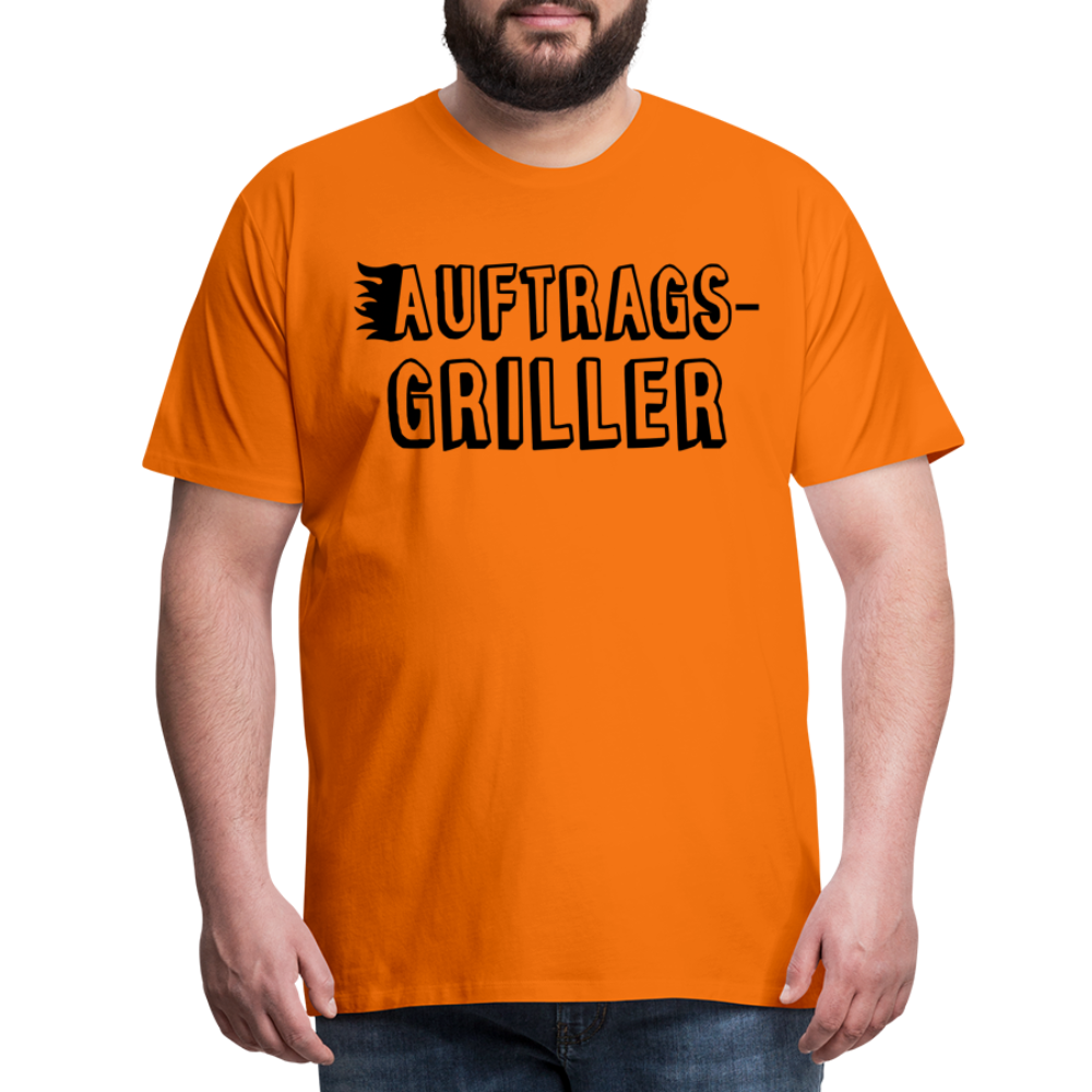 Männer Premium T-Shirt - Auftragsgriller - Orange