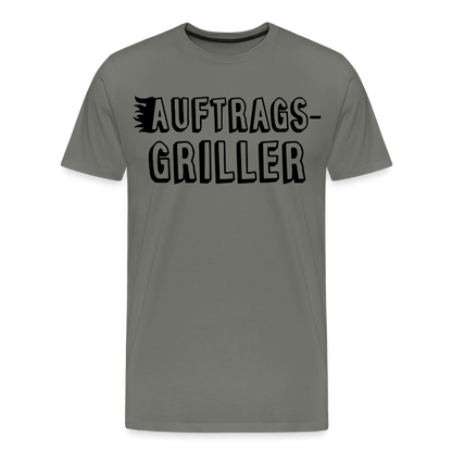 Männer Premium T-Shirt - Auftragsgriller - Asphalt