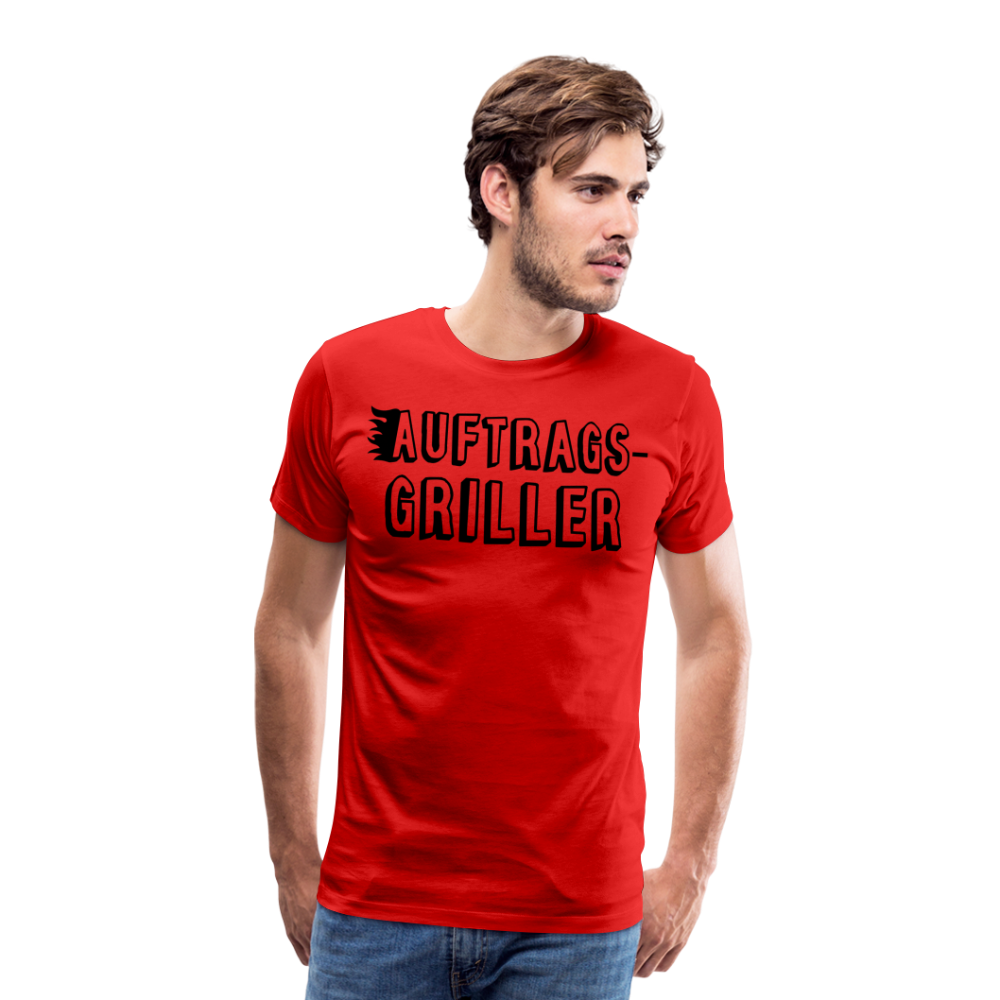 Männer Premium T-Shirt - Auftragsgriller - Rot