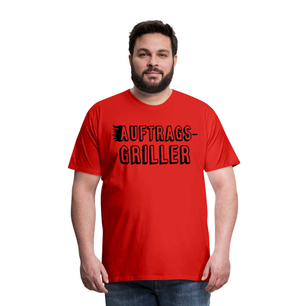 Männer Premium T-Shirt - Auftragsgriller - Rot