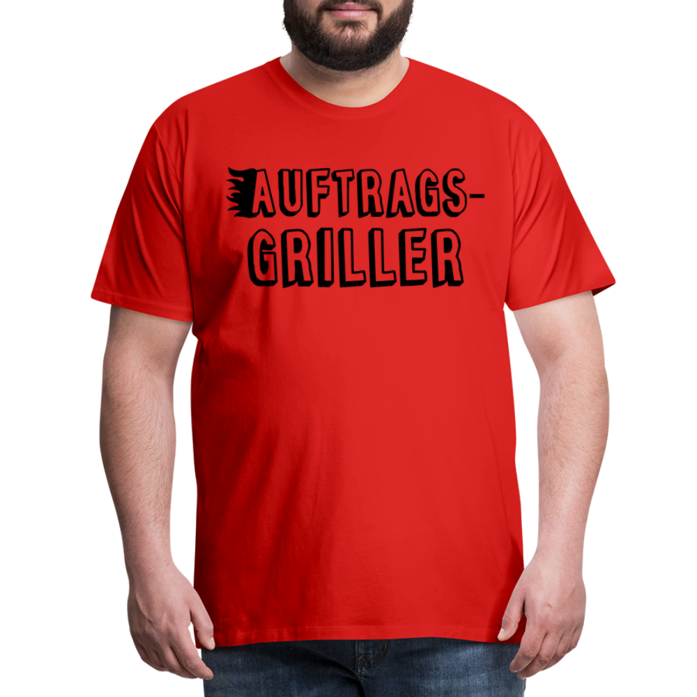 Männer Premium T-Shirt - Auftragsgriller - Rot