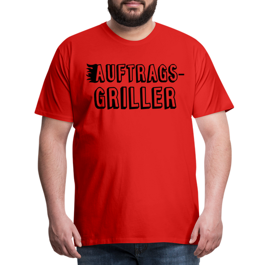 Männer Premium T-Shirt - Auftragsgriller - Rot