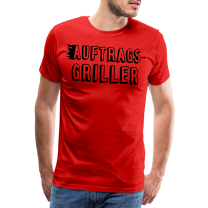 Männer Premium T-Shirt - Auftragsgriller - Rot